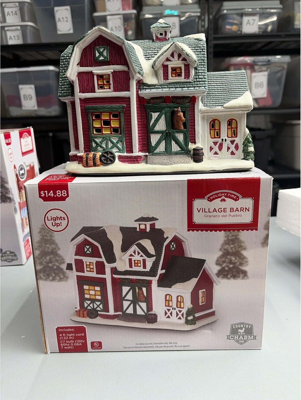 Holiday Time Barn Village Country Barn House 2018